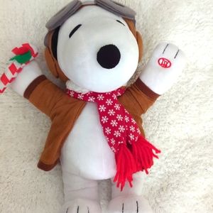 Snoopy Peanuts Plush Doll Plays Christmas Music